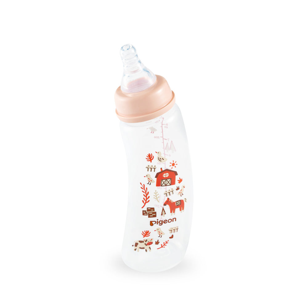 CURVE NURSING BOTTLE PP 250ML FARM