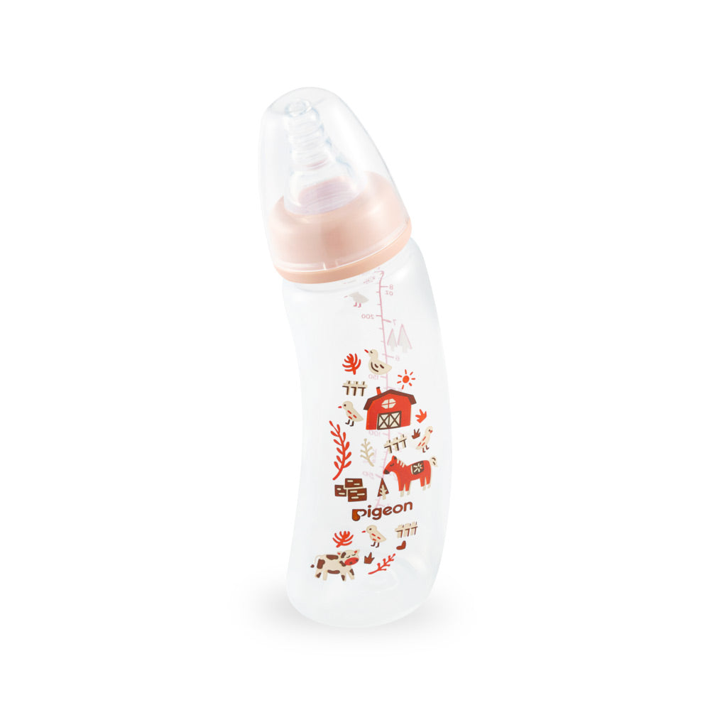 CURVE NURSING BOTTLE PP 250ML FARM