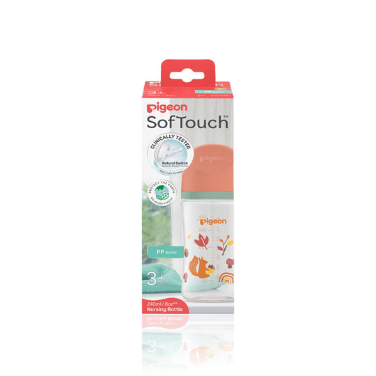 SOFTOUCH BPP NURSING BOTTLE 240ML AUTUMN