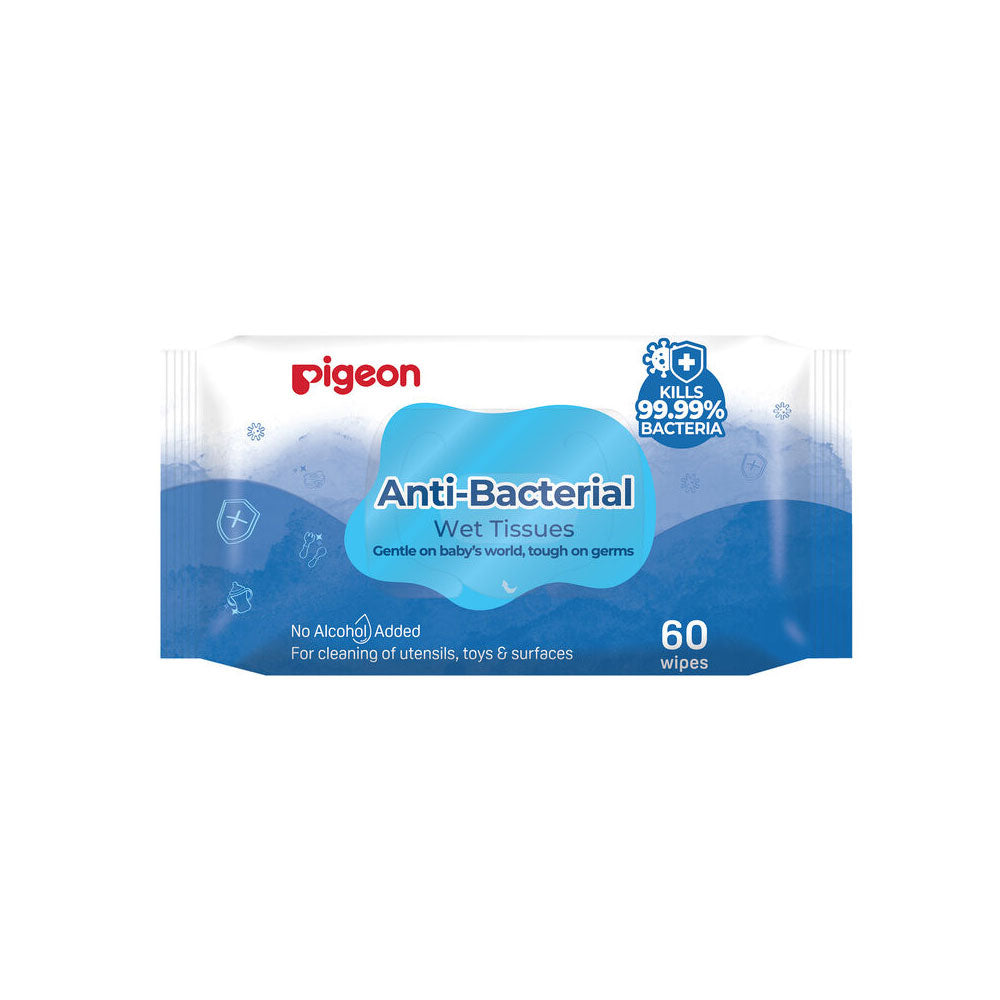 ANTI-BACTERIAL WET TISSUES 60S