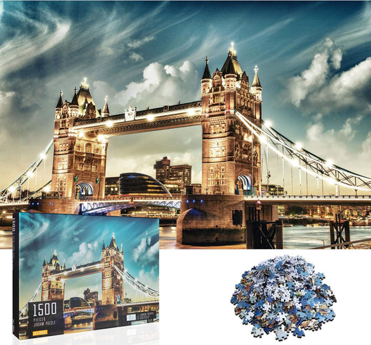 Jigsaw Puzzle London Tower Bridge 1500 Pcs Puzzle Set