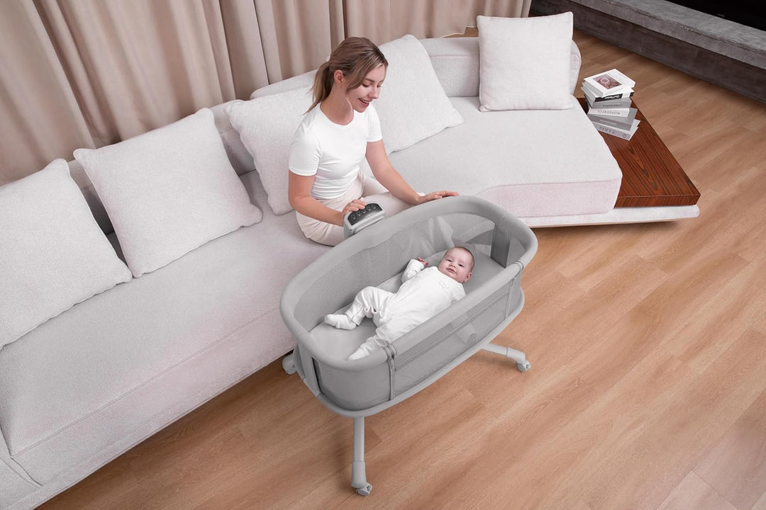 AUTO SWING MASTELA DREAM STARLIGHT BEDSIDE BASSINET 3378