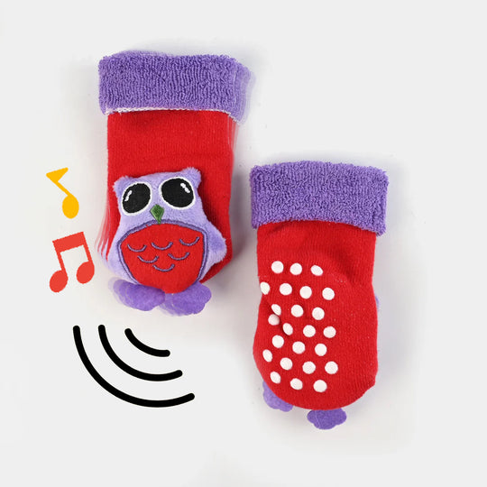 Baby Socks With Rattle