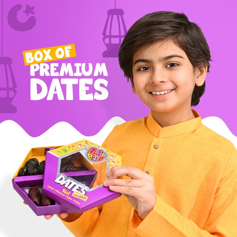 4 in 1 Ramadan Dates Box - 100 grams