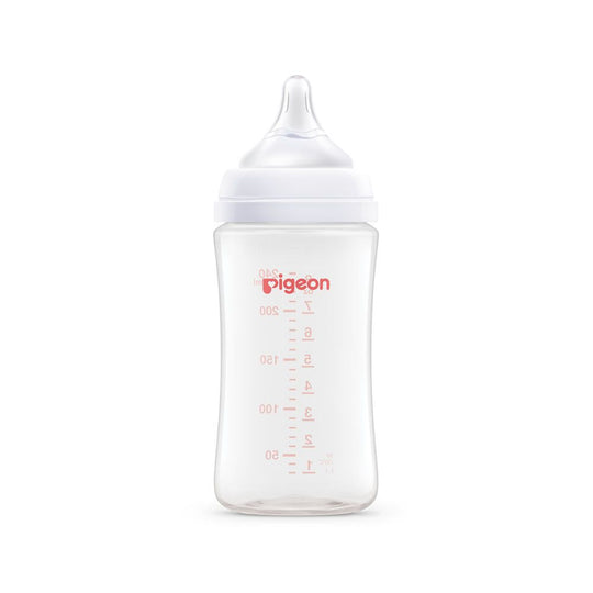 SOFTOUCH BPP NURSING BOTTLE 240ML LOGO