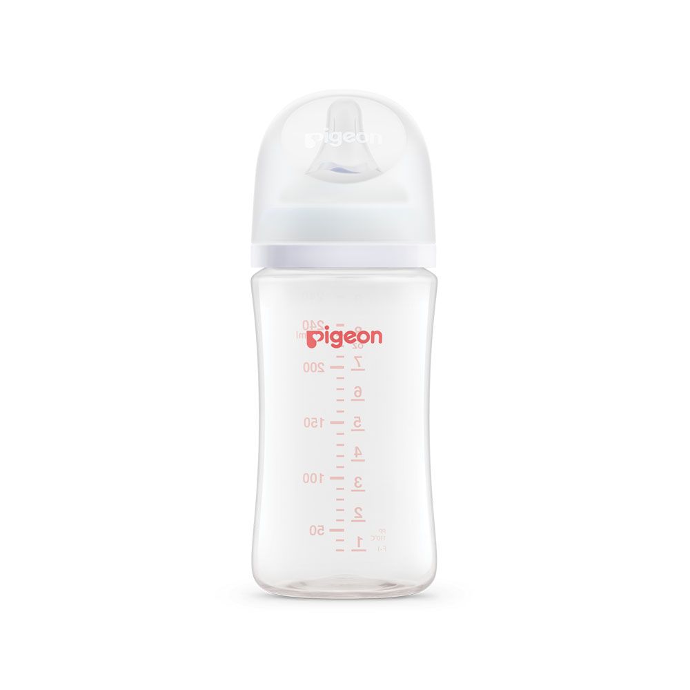 SOFTOUCH BPP NURSING BOTTLE 240ML LOGO