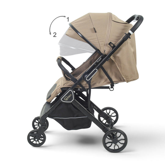 Stroller With Reversible Handle Beige T109-018