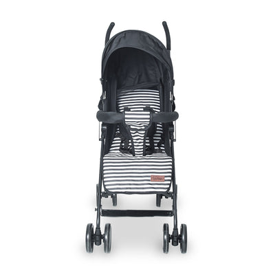 TINNIES BABY STROLLER BUGGY - BLACK STRIPPED