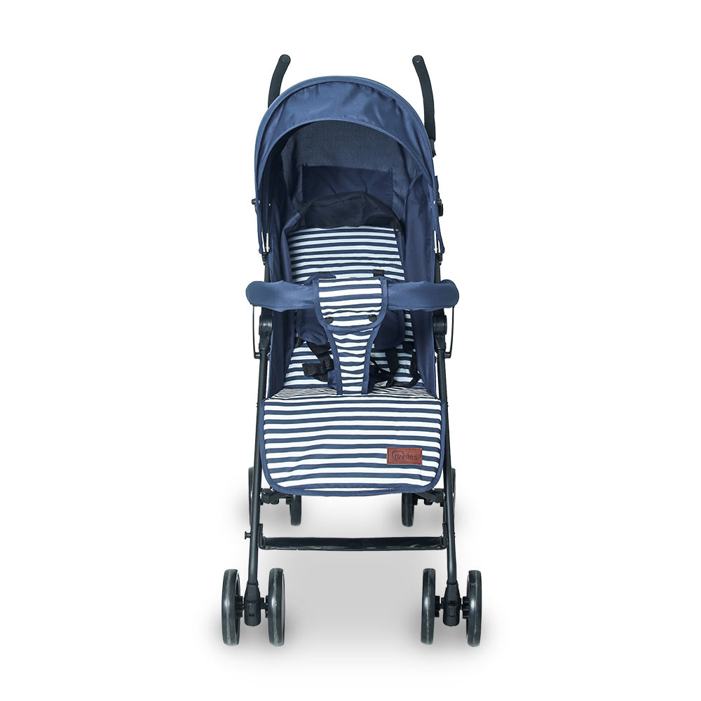 TINNIES BABY STROLLER BUGGY - NAVY BLUE STRIPPED