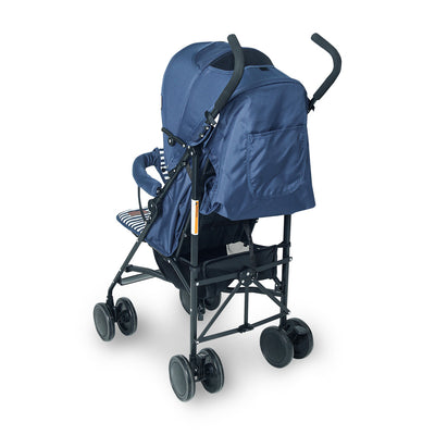 TINNIES BABY STROLLER BUGGY - NAVY BLUE STRIPPED