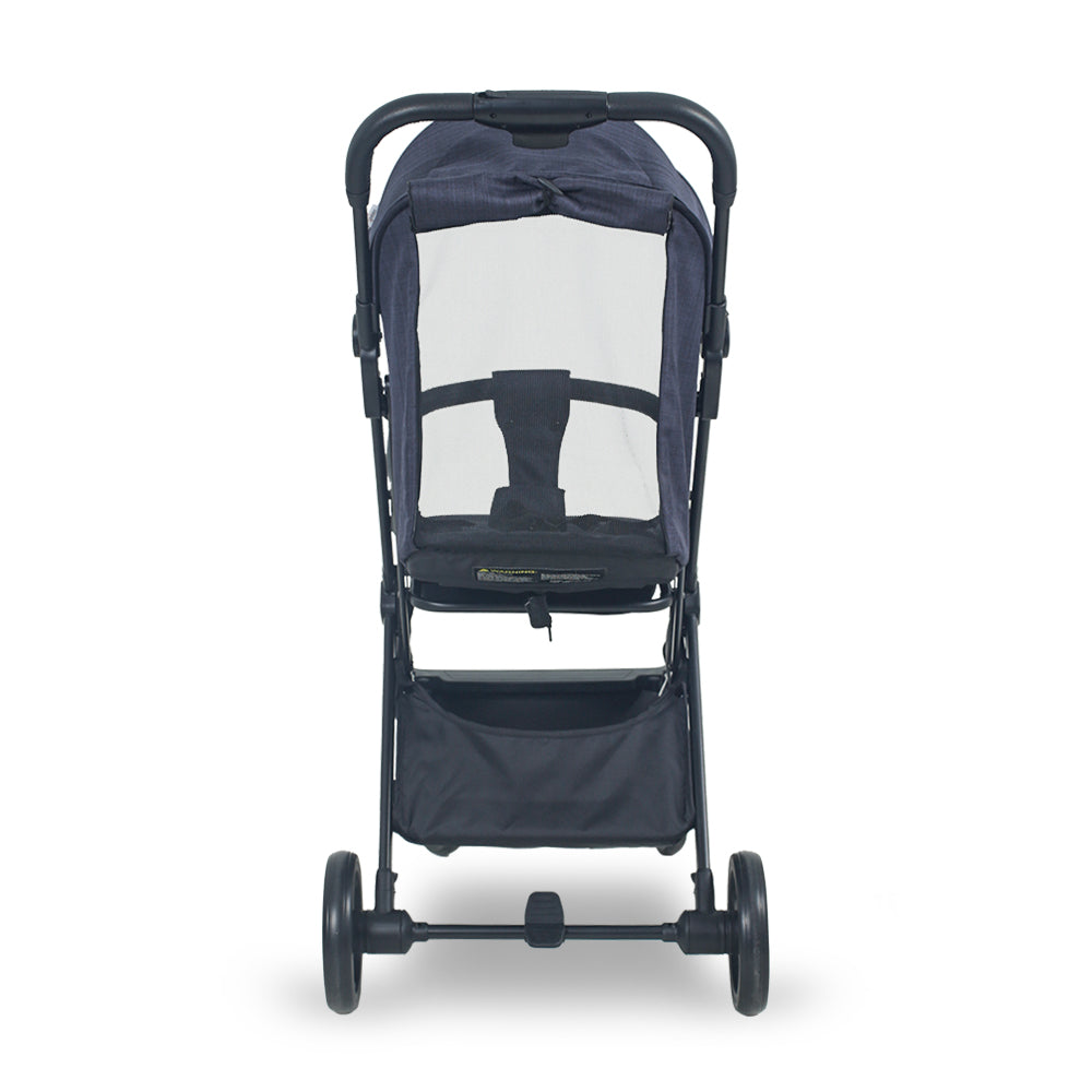 TINNIES STROLLER AUTO FOLDING-NAVY BLUE  T105-044