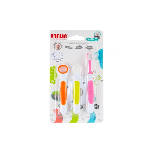 FARLIN 3 STAGE BABY ORAL HYGIENE SET