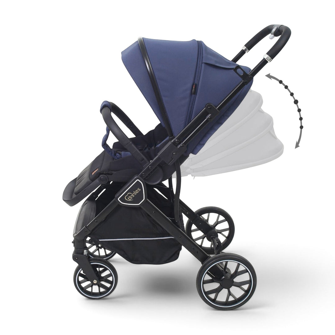 Stroller With Reversible Handle & Seat Blue T110-012
