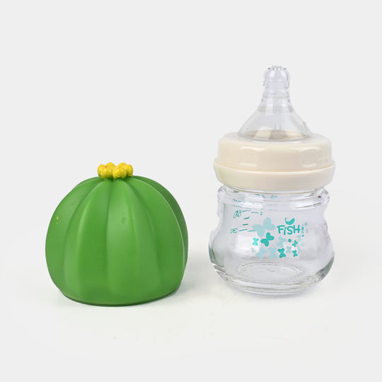 Fish Baby Glass Feeding Bottle 80Ml