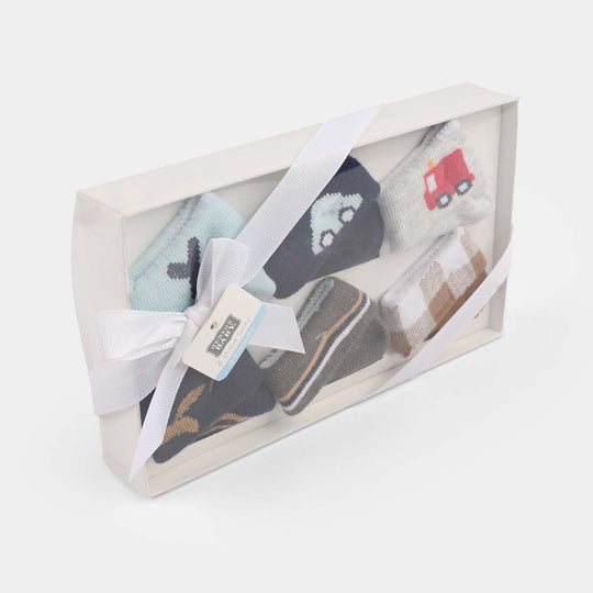 Baby Socks Set (6 Pairs) | 0-9M