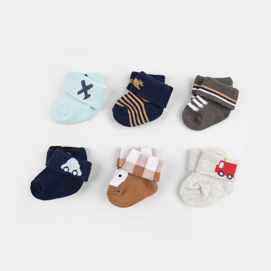 Baby Socks Set (6 Pairs) | 0-9M