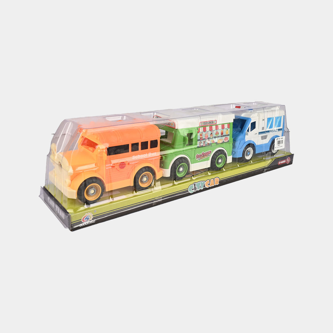 City Cars Vehicle Set – 3 Pieces