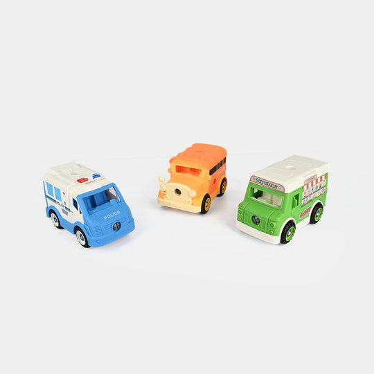 City Cars Vehicle Set – 3 Pieces