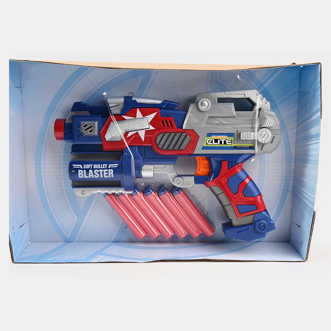 Super Hero Soft Bullet Blaster Toy