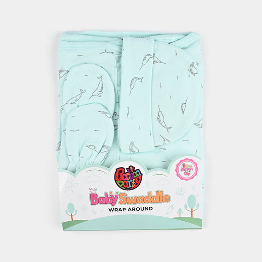 Infant Big Swaddle with Cap & Mittens