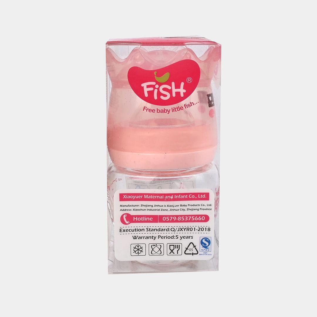 Fish Baby Glass Feeding Bottle 80Ml