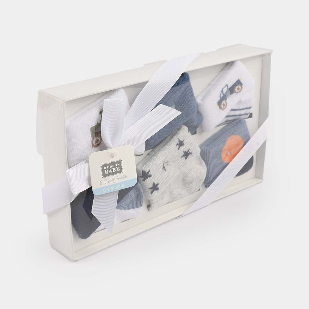 Baby Socks Set (6 Pairs) | 0-9M