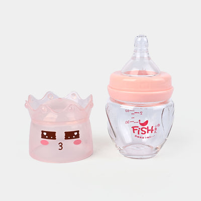 Fish Baby Glass Feeding Bottle 80Ml