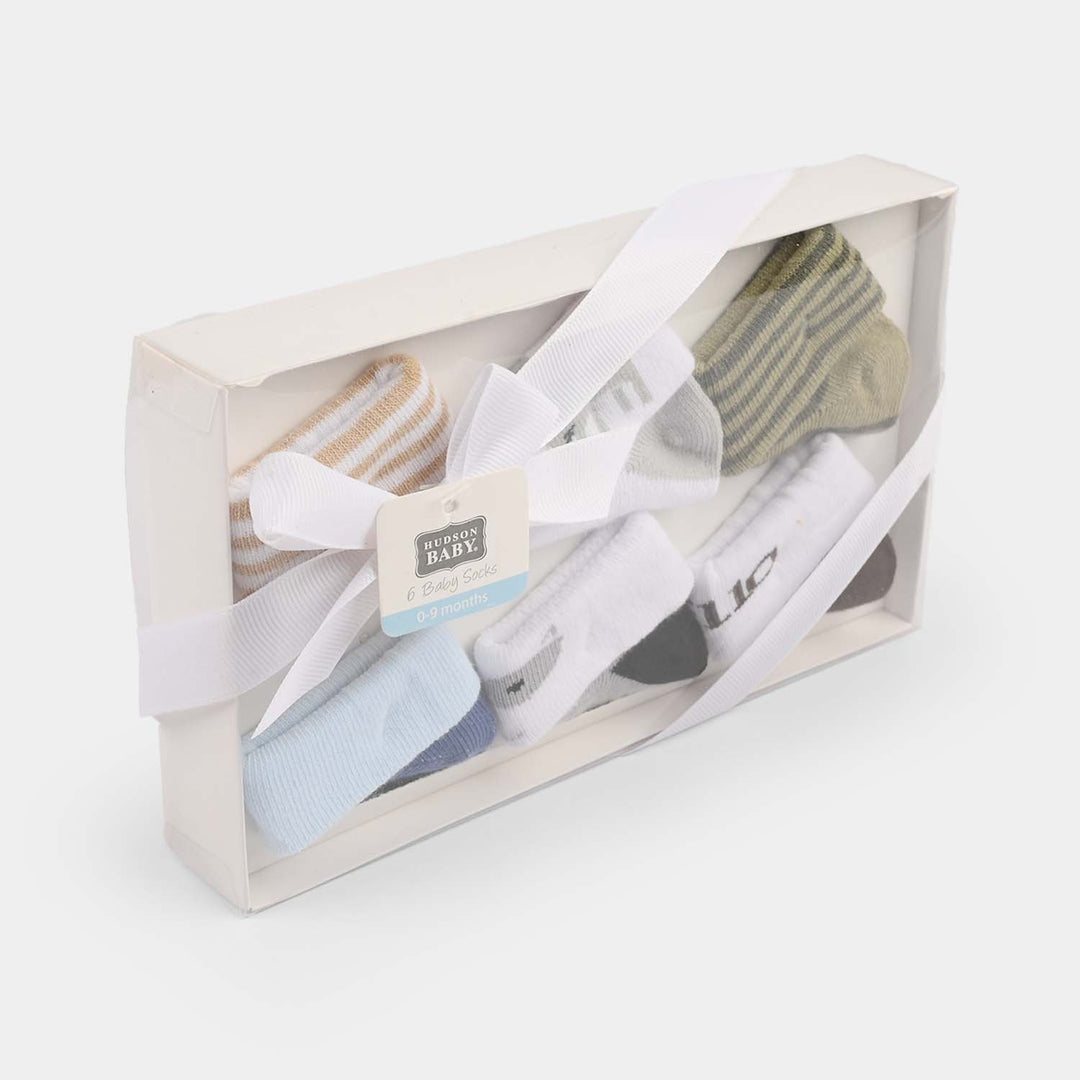 Baby Socks Set (6 Pairs) | 0-9M