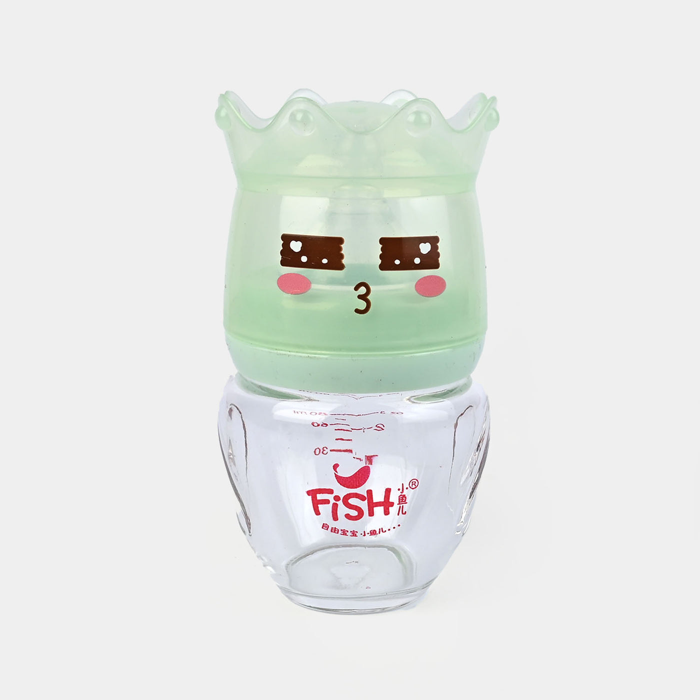 Fish Baby Glass Feeding Bottle 80Ml