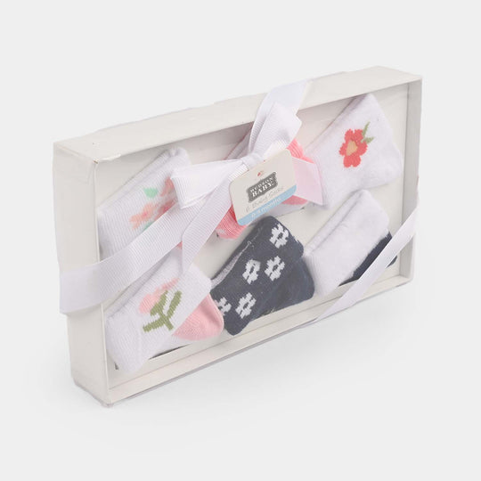 Baby Socks Set (6 Pairs) | 0-9M