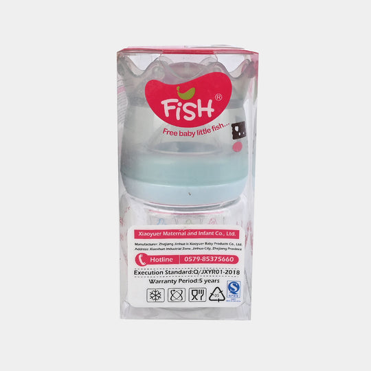 Fish Baby Glass Feeding Bottle 80Ml