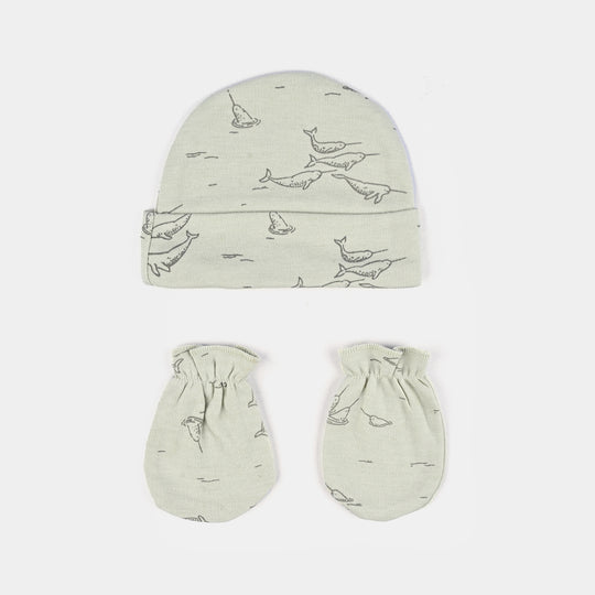 Infant Big Swaddle with Cap & Mittens