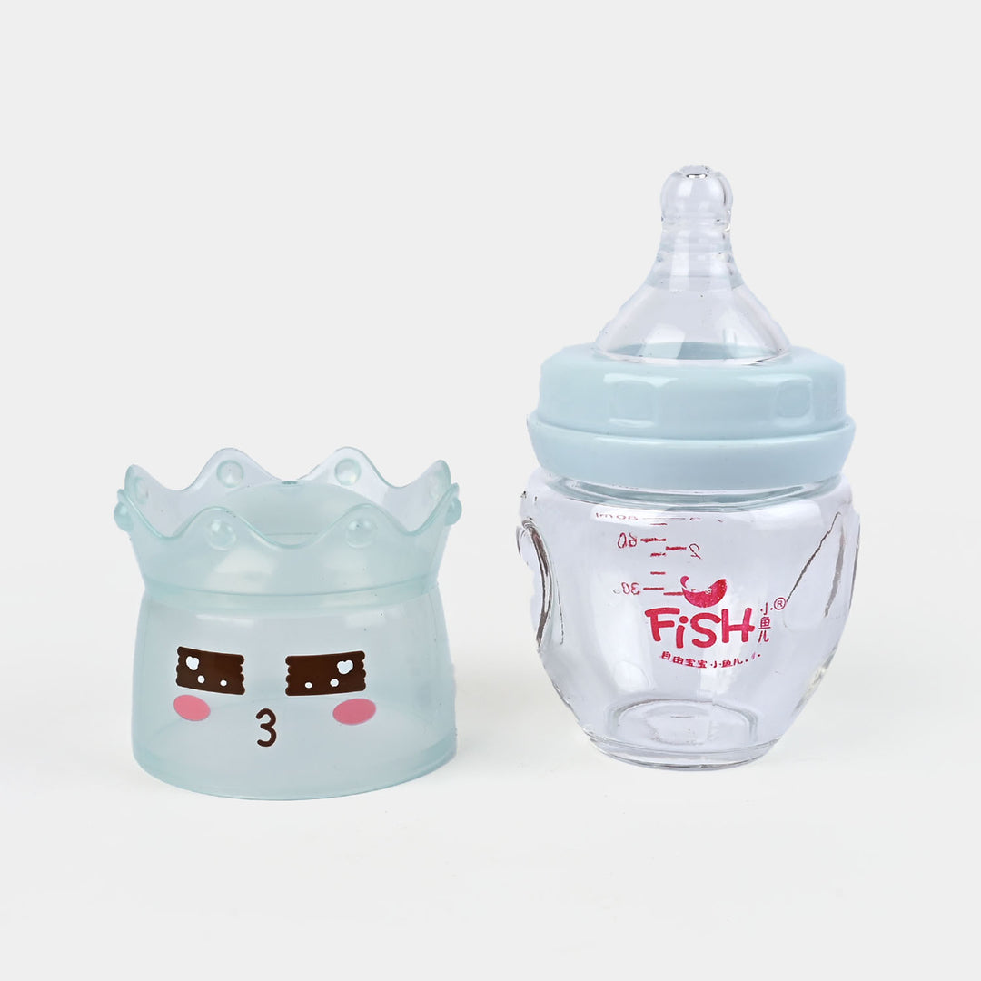 Fish Baby Glass Feeding Bottle 80Ml