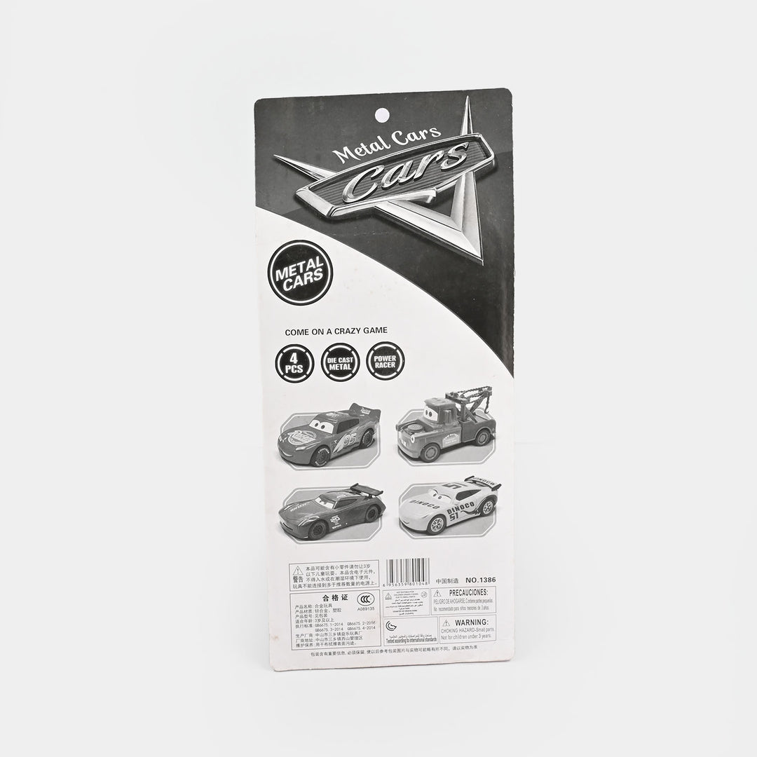 Die Cast Cars 4Pcs Set