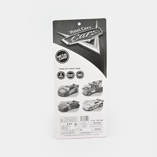 Die Cast Cars 4Pcs Set