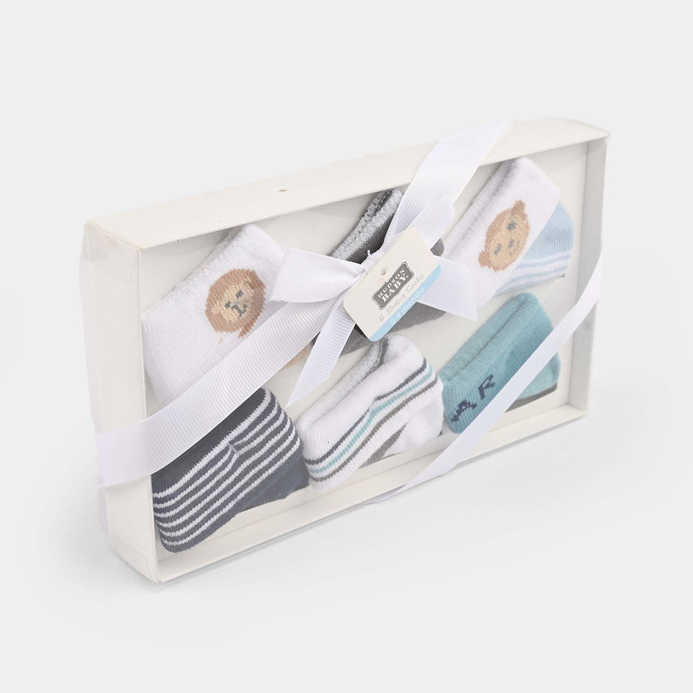 Baby Socks Set (6 Pairs) | 0-9M