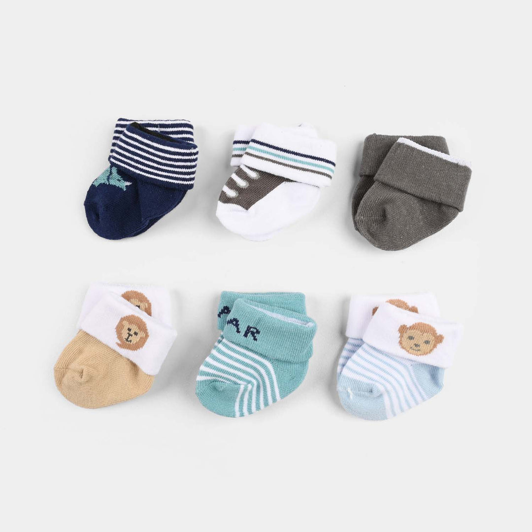 Baby Socks Set (6 Pairs) | 0-9M