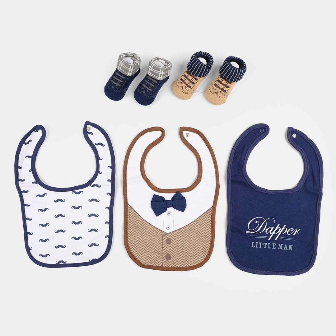 Baby Bib & Socks Set