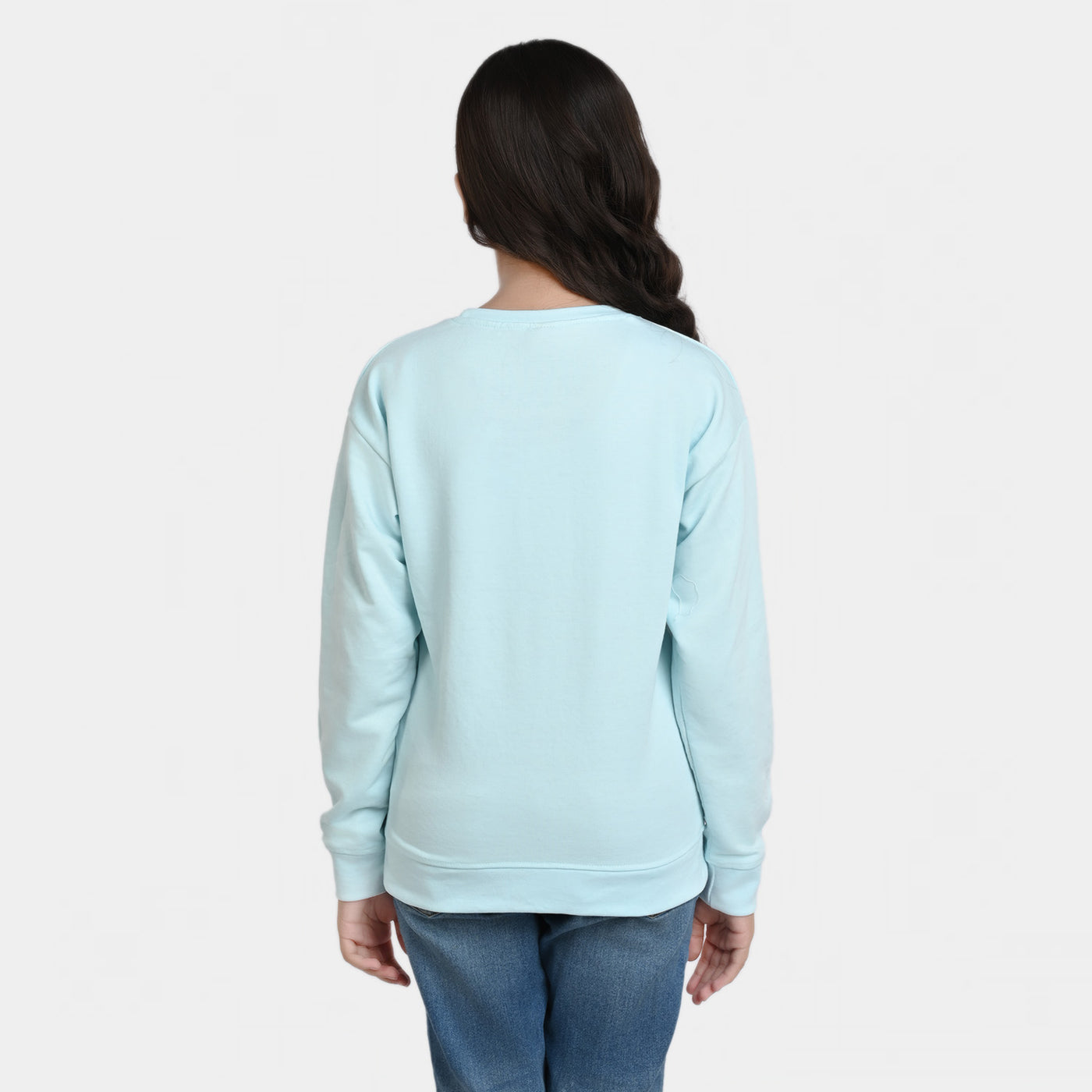 Girls Fleece Sweatshirt Brave-Blue Elixi