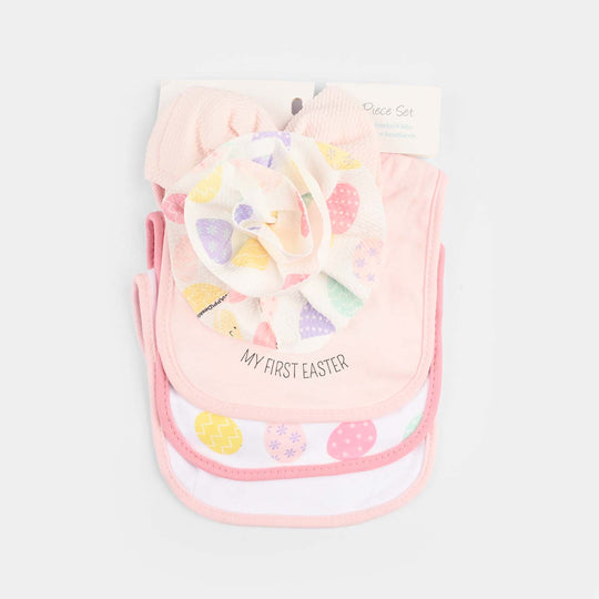 Baby Bib & Headband Set