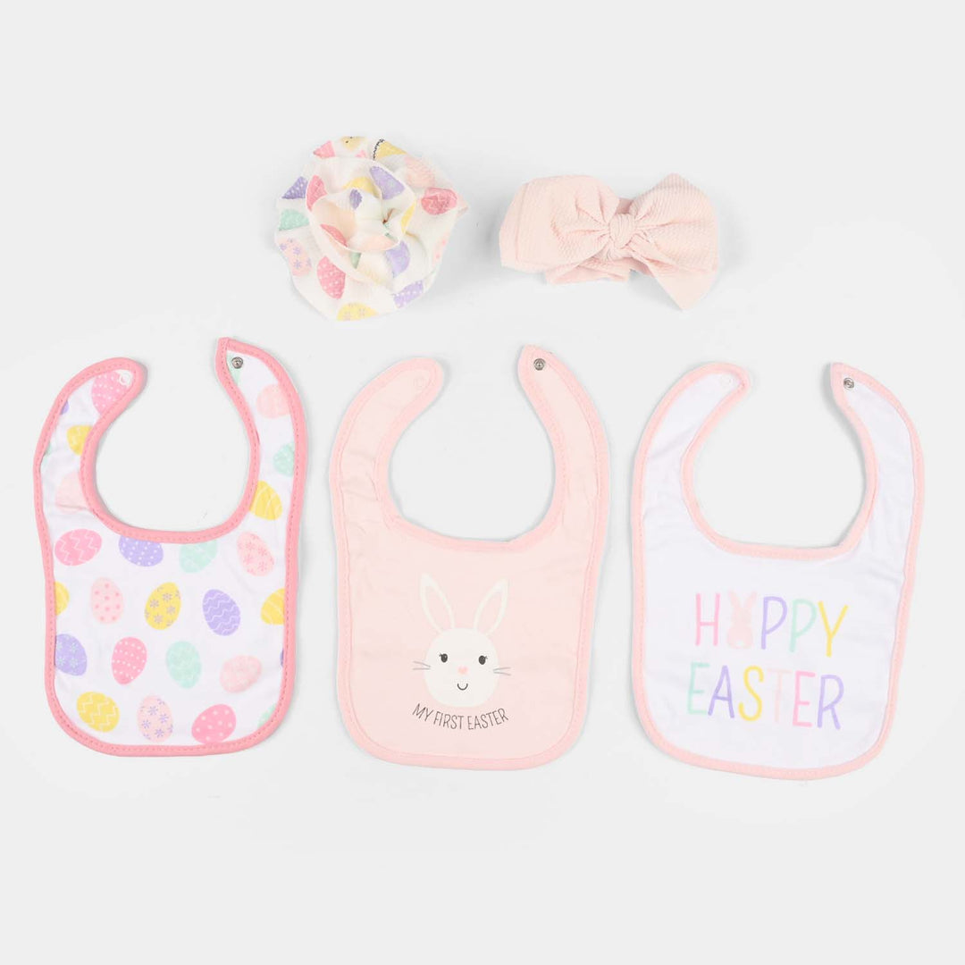 Baby Bib & Headband Set