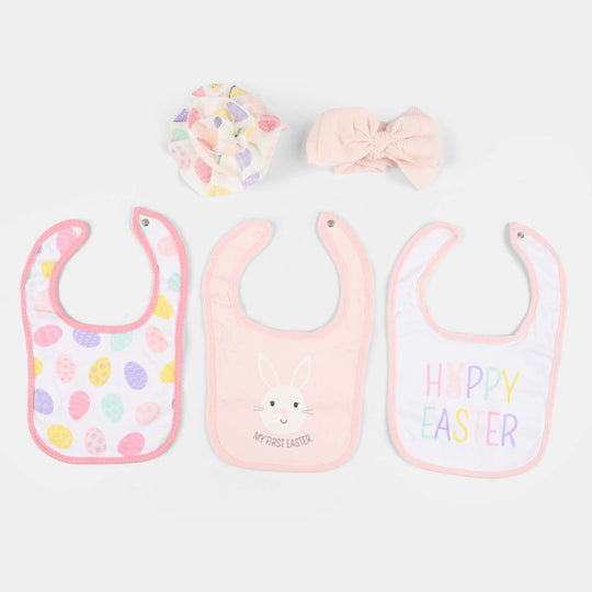 Baby Bib & Headband Set