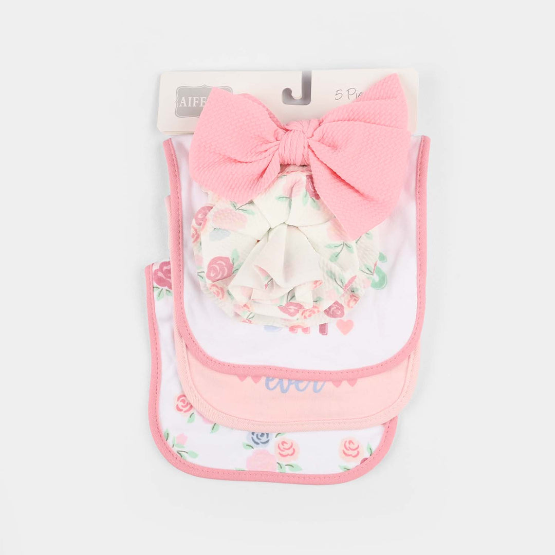 Baby Bib & Headband Set