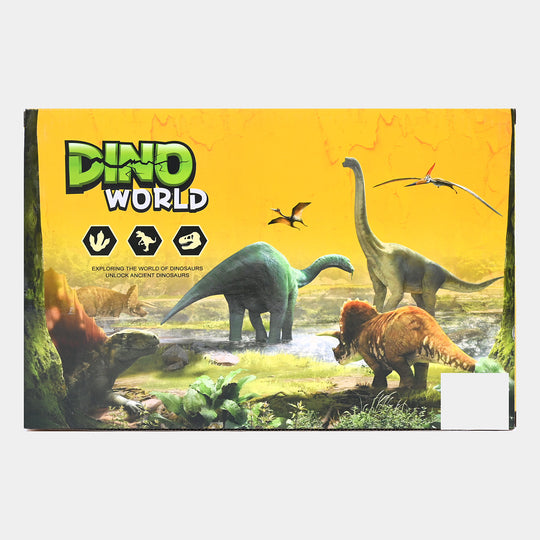 Dinosaurs With Stone Fence For Kids