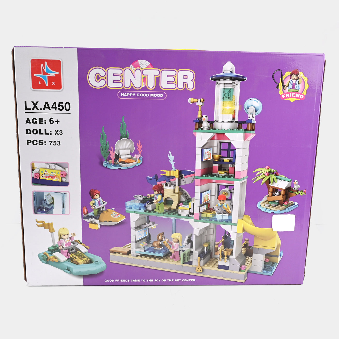 Ocean Pet Center Building Block 753Pcs Set For Kids