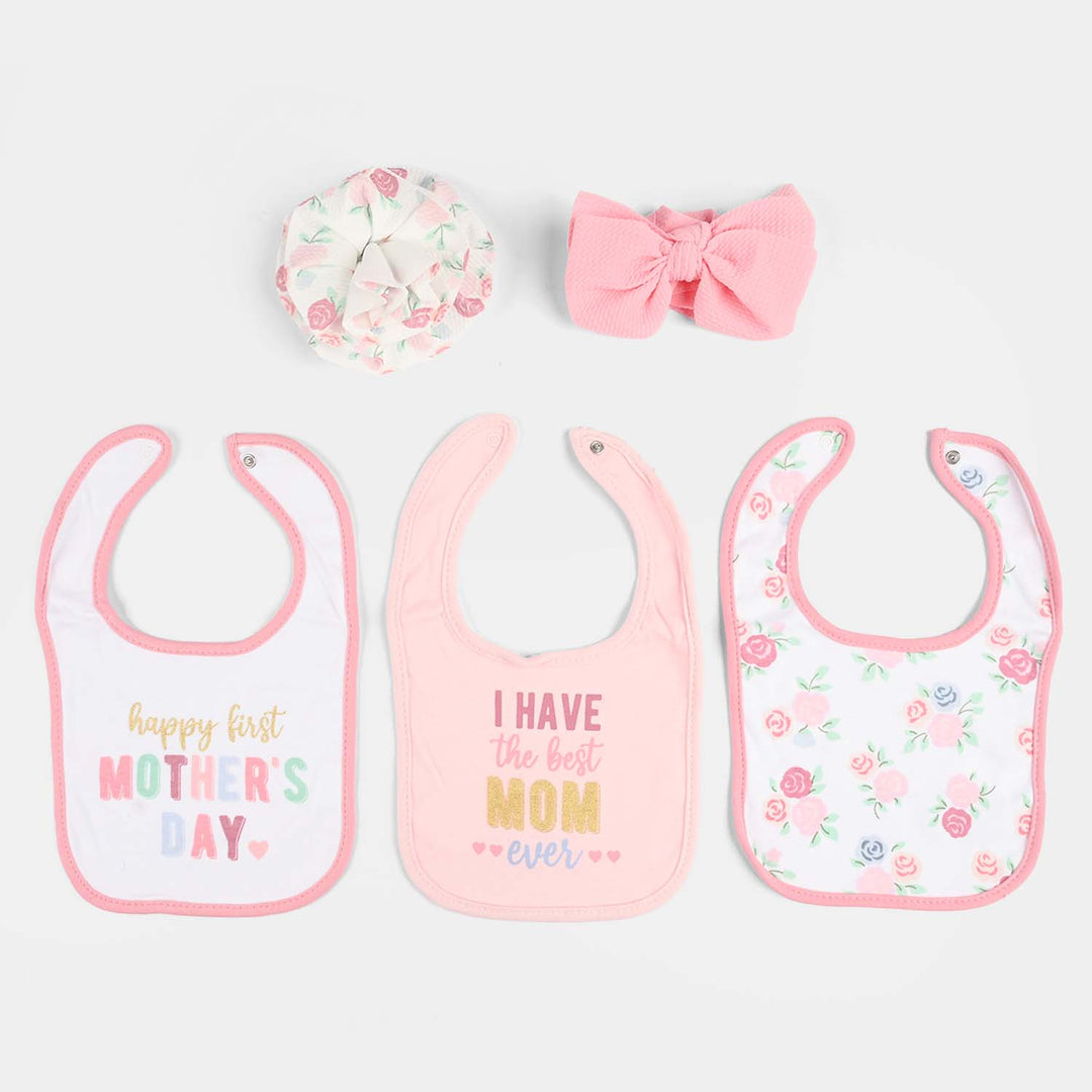 Baby Bib & Headband Set