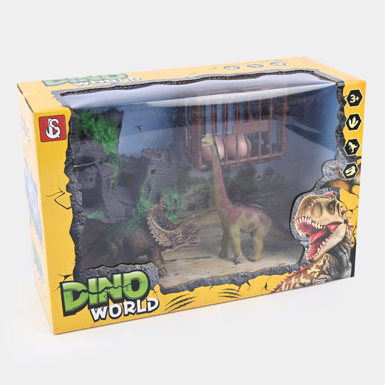 Dinosaurs With Rockery Cage Dinosaur Egg For Kids