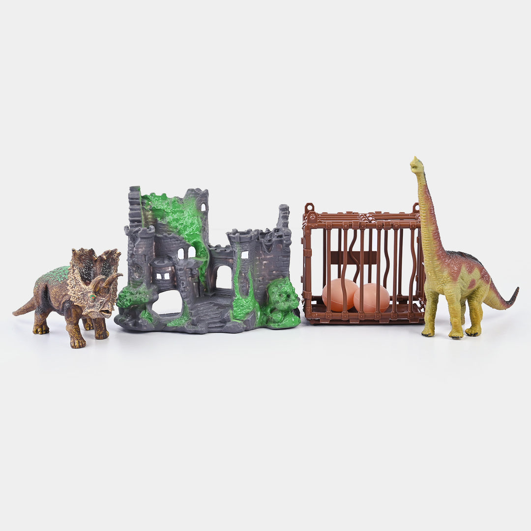 Dinosaurs With Rockery Cage Dinosaur Egg For Kids