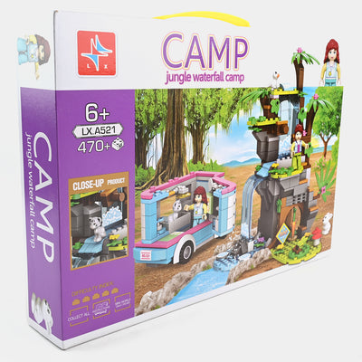 Jungle Camp Puzzle Blocks 470Pcs Set For Kids