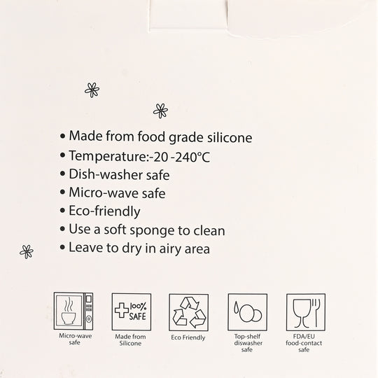 Silicone Feeding Bowl with  Spoon